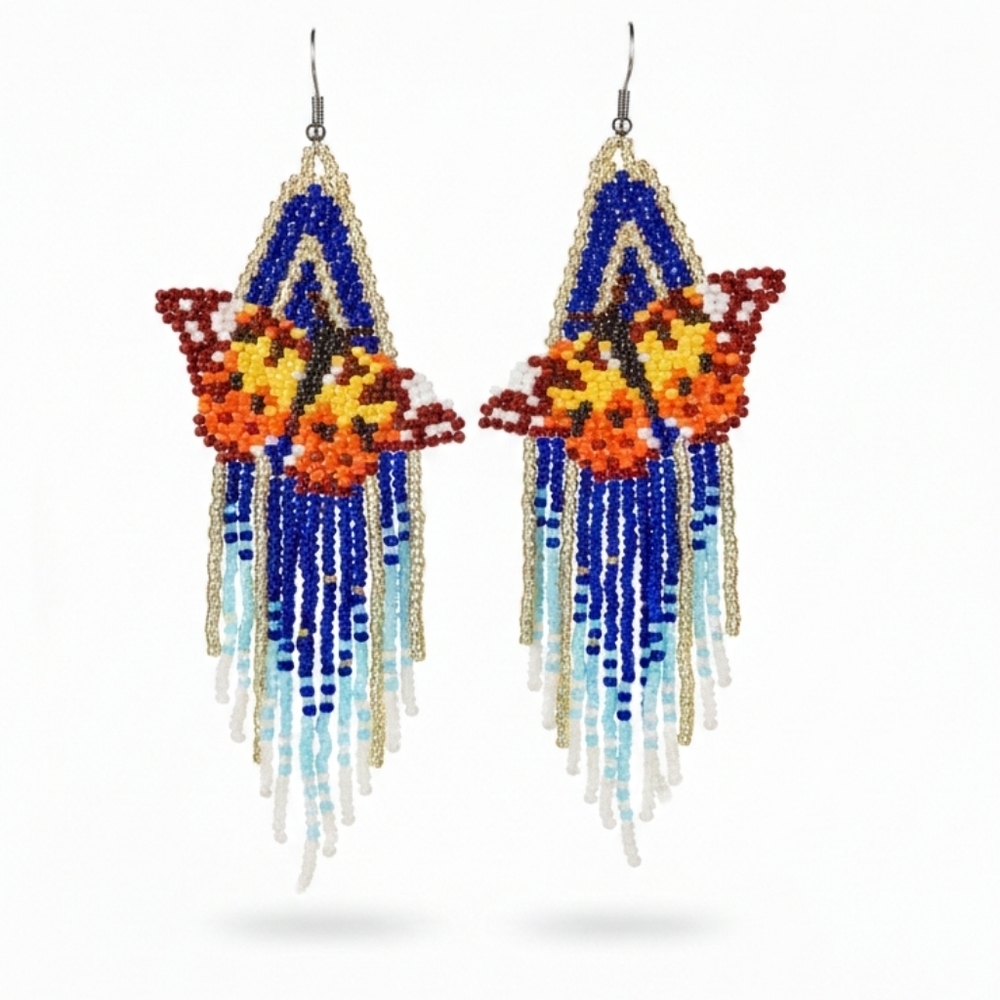 🆕️ Colorful HandBeaded Earrings